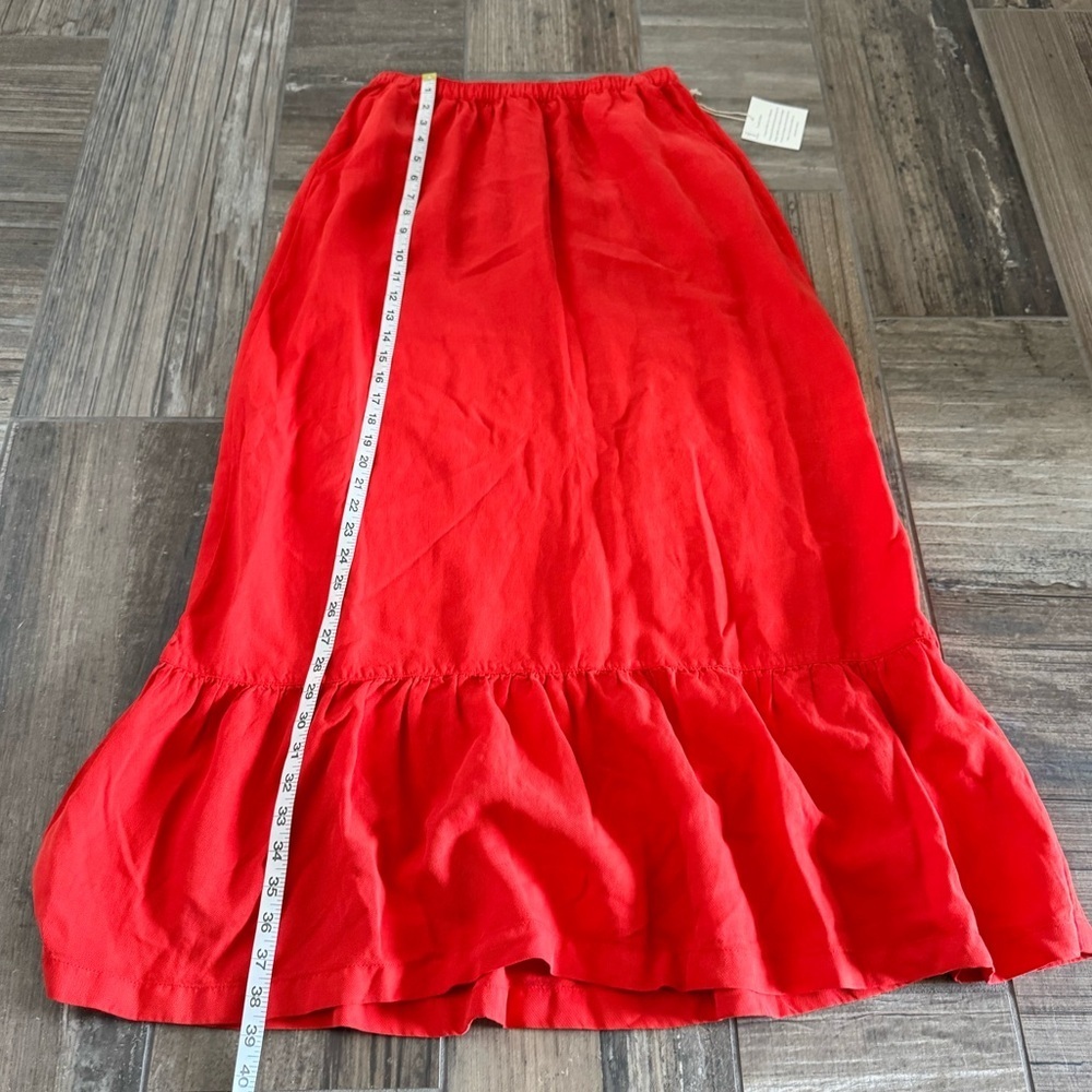 Calypso St. Barth linen midi skirt size small NWT - Picture 7 of 10